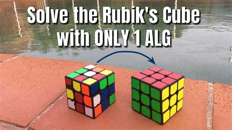 How to Solve the 3x3 Rubik's Cube (Beginner's Tutorial) with ONLY 1 ...