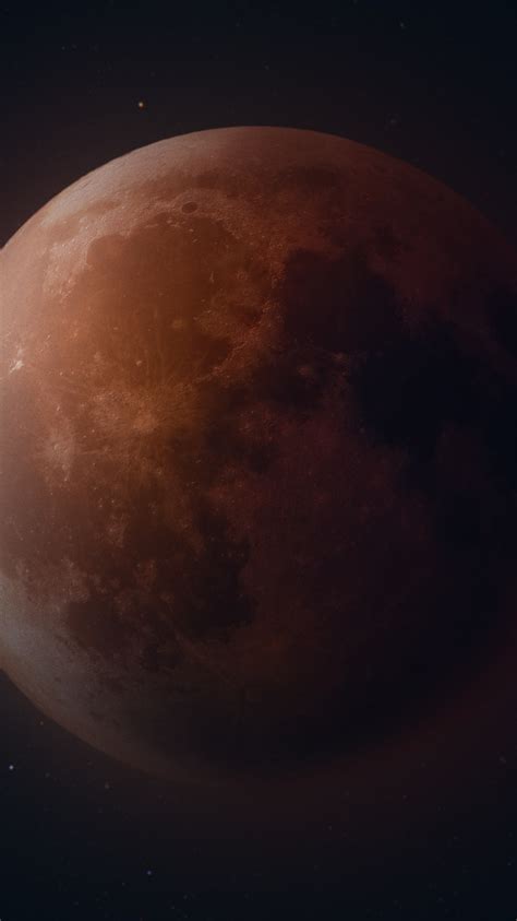 Blood Moon Wallpaper 4K, 5K, Lunar Eclipse