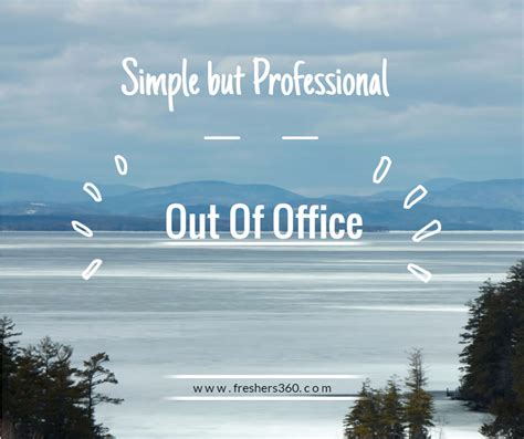 Top 10 Professional Out of Office Email Messages - freshers360