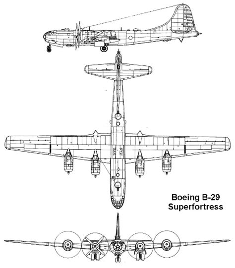 vehículos de la II guerra mundial: Boenig B-29 Superfortress ( Estadounidense)