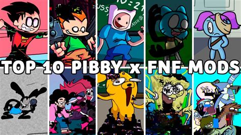 Top 10 Pibby x FNF Mods (VS Finn & Jake, Gumball, Steven, Spongebob ...