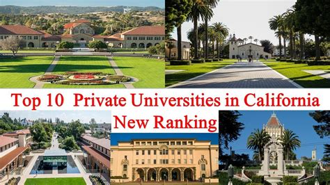 Top 10 Private Universities in California New Ranking 2021 | The California Institute of ...