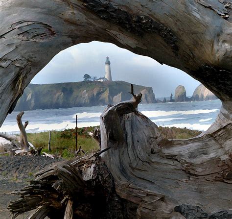 Newport Oregon Lighthouse Photograph by Steve Archbold