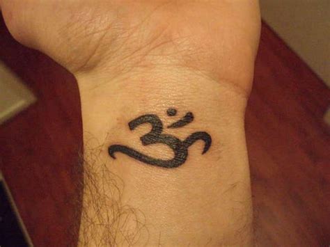 31 Excellent Om Tattoos Designs On Wrist