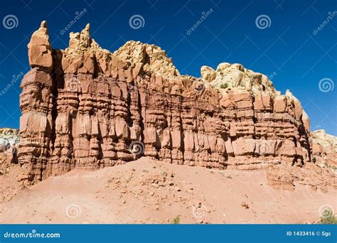 Red rock formation stock photo. Image of place, formation - 1433416