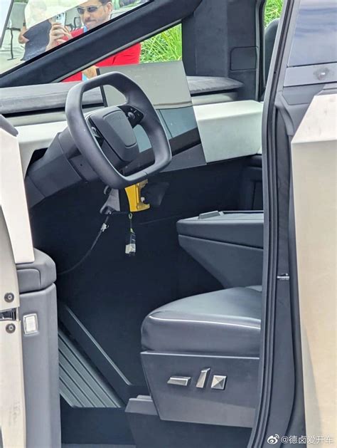 Tesla Cybertruck Interior Shown in Newly Leaked Photos