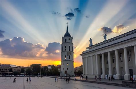 Cathedral Square, Vilnius, Lithuania