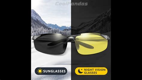 2019 Photochromic Day/Night Vision Polarized Sunglasses Driving Glasses UV400 - YouTube