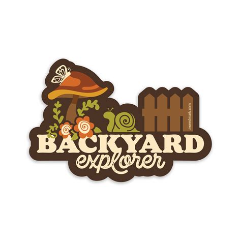 Backyard Explorer Sticker — Feel-good stickers, cards, & pins