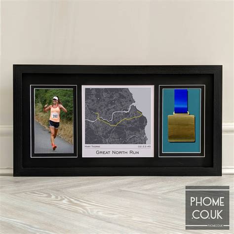 Race Bib, Photo And Medal Display Frame By PHOME