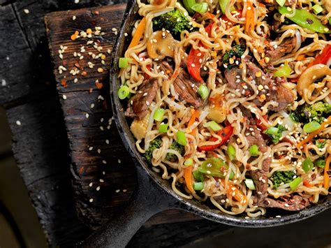 Beef Ramen Noodle Stir Fry Recipe | The Leaf