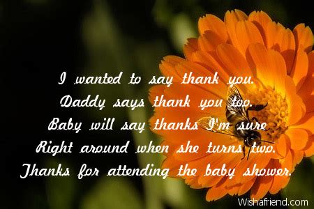 Baby Shower Thank You Poems From Baby - Baby Shower Thank You Poems ...