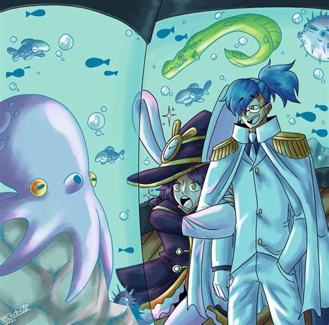 I Drew Everest and Fayln Together at an Aquarium : r/OnePieceDnD_Rustage