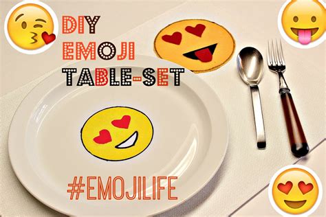 DIY EMOJI TABLE-SET