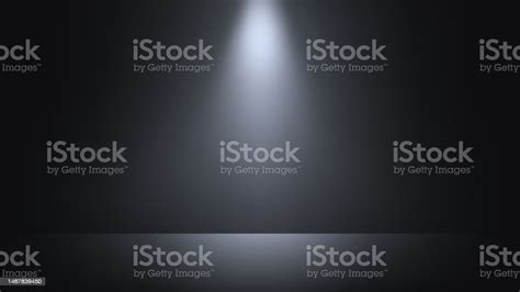 Black Studio Background With Spotlight Stock Illustration - Download ...