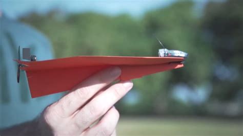 Remote control your paper airplane with this tiny attachment - Autoblog