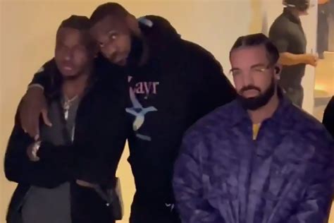 LeBron James and Son Bronny Join Drake at Rapper's Los Angeles Concert