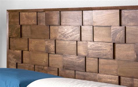 DIY Wood Headboard (Mid Century Modern Inspired) - DIY Candy