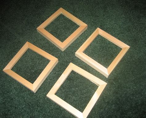 Mini 2x2 unfinished wood picture frames lot of 4 | Etsy