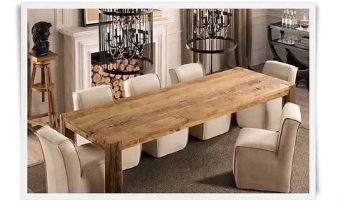 Wood Narrow Dining Table | Narrow dining tables, Narrow dining room table, Dining table