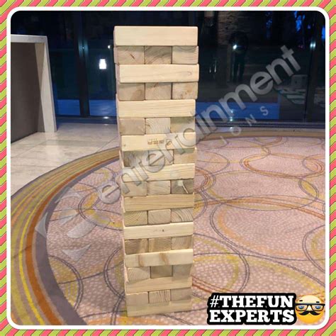 Giant Jenga game hire | Dublin, Ireland