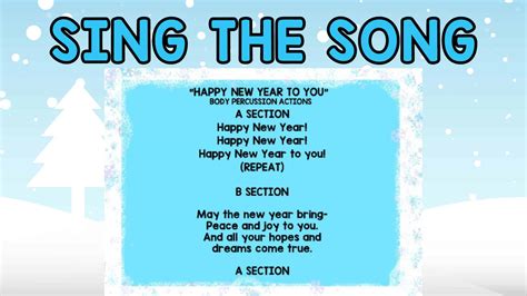 ELEMENTARY MUSIC LESSON ACTIVITIES FOR "HAPPY NEW YEAR" SONG - Sing Play Create