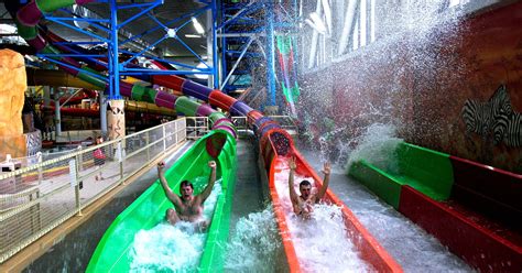 Wisconsin Dells water park slides offer a winter thrill