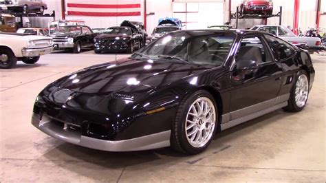 1986 Pontiac Fiero GT Black - YouTube