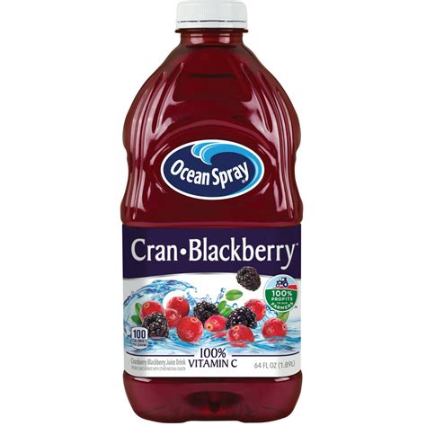 Ocean Spray Cranberry Blackberry Juice Drink Cocktail, 64 fl oz ...