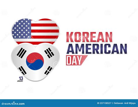 Vector Graphic of Korean American Day Stock Vector - Illustration of america, national: 237138527