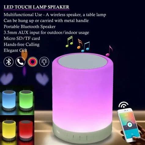 White Touch Lamp Bluetooth Speaker at Rs 295/piece in Mumbai | ID: 20523944488