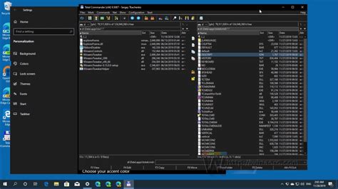Total Commander 9.50 Dark Theme - YouTube
