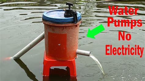 I Turned The Paint Bucket Into A Non-Electric Water Pump - YouTube