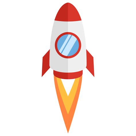 Cartoon rocket launch 13743608 PNG