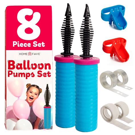 Buy Balloon Pump Balloon Arch Kit, Hand Held Ballon Pump Inflate with Balloon Garland Kit ...