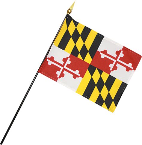 Maryland State Flag, Banner, Emblem Free PNG