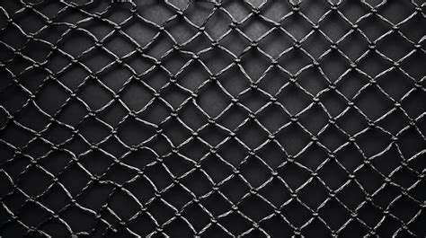 Premium AI Image | Black metal wire mesh closeup pattern