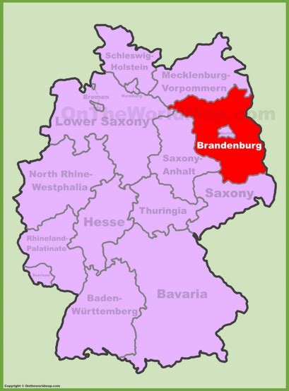 Brandenburg Maps | Germany | Maps of Brandenburg