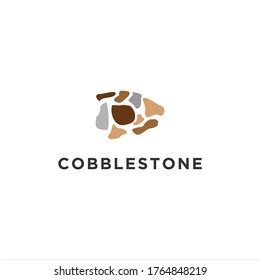 Cobblestone Logo Icon Illustration Vector Graphic Stock Vector (Royalty ...