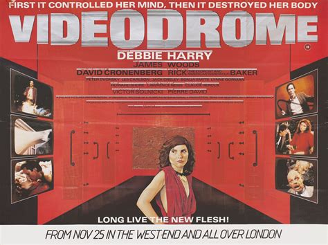 Videodrome 1982 British Quad Poster - Etsy