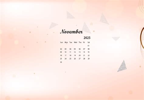 November 2025 Desktop Wallpaper Calendar - CalendarLabs