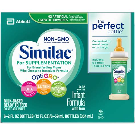 Similac for Supplementation Non-GMO Infant Formula with Iron Baby ...