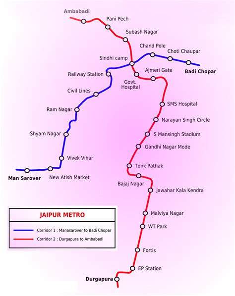 Find Out All About Jaipur Metro, Map, Timings, Route and its Impact on ...