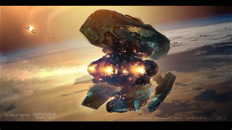 Amazing Concept Art of the New Ships in GUARDIANS OF THE GALAXY VOL. 2 — GeekTyrant