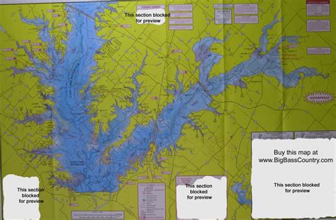 Lake Fork Fishing Topographical Map - Texas Lake Maps Fishing - Printable Maps