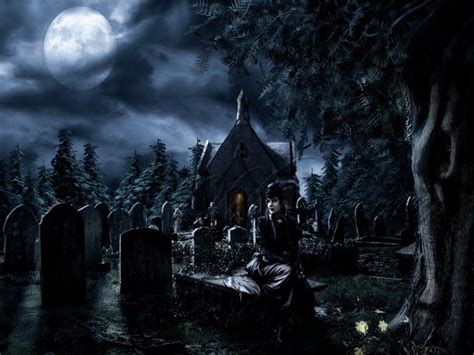 2560x1440px, 2K Free download | Graveyard . Creepy Graveyard , Scary Graveyard Background and ...