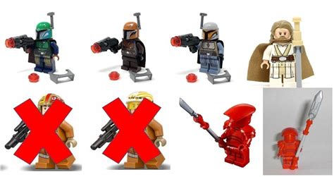 Lego Star Wars 75267 Mandalorian Warrior 1, 75267 Mandalorian Warrior 3 ...