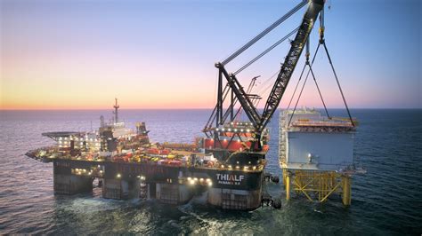World’s first unmanned HVDC offshore platform installed at world’s largest offshore wind farm ...