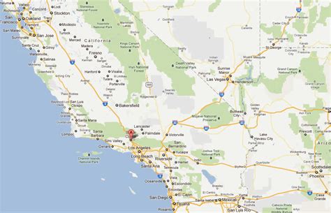 Santa Clarita California Map