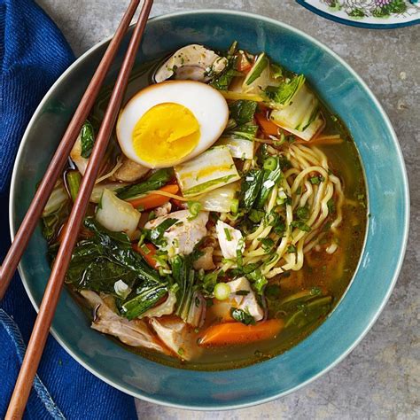 Chicken Ramen with Bok Choy & Soy Eggs Recipe - EatingWell